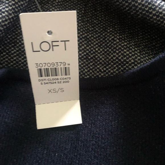 Ann Taylor LOFT Color block poncho - Picture 7 of 7